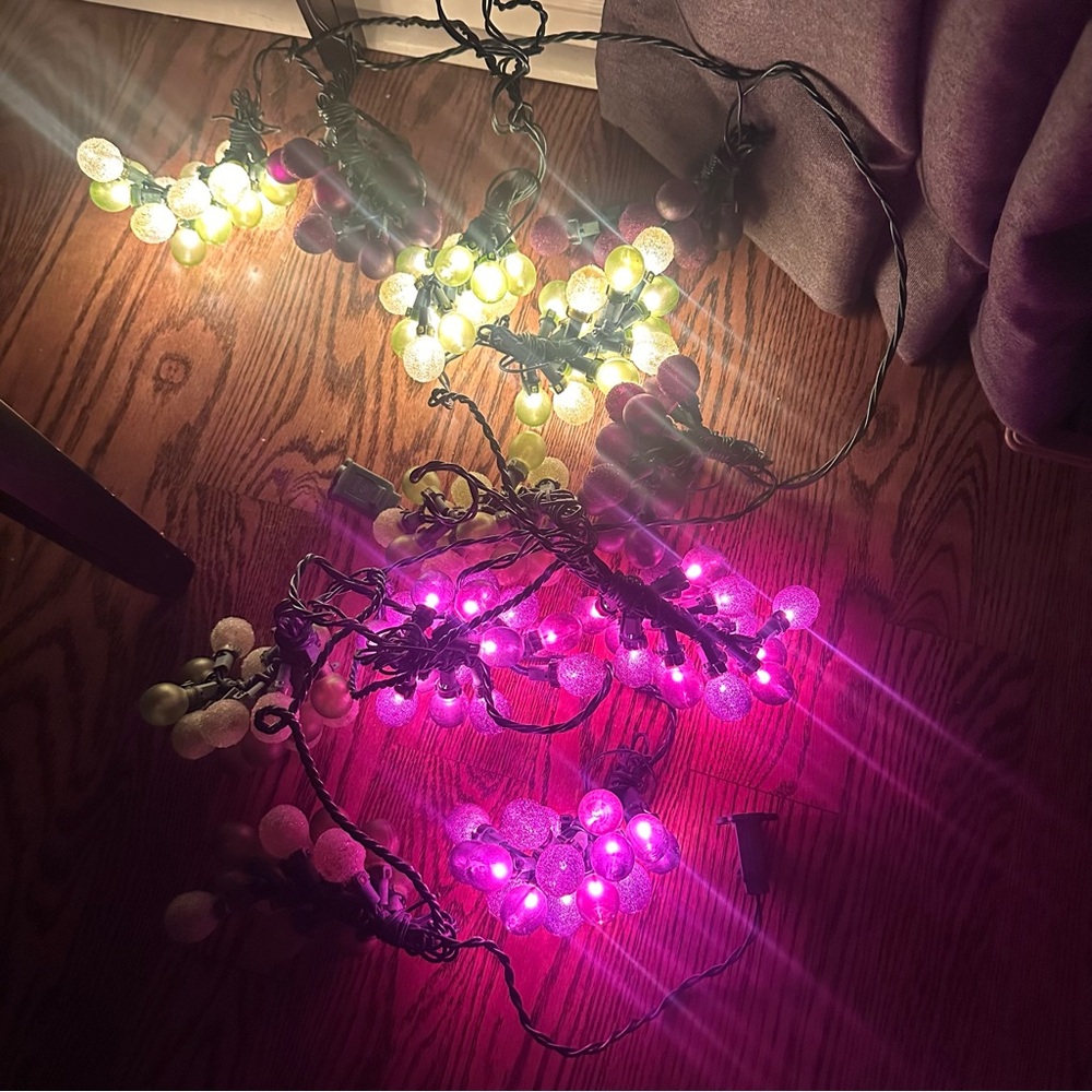 Grape shape string lights - Picture 6 of 7